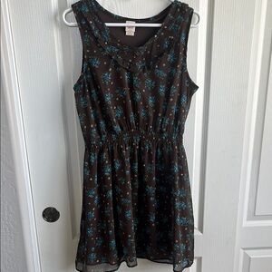 Mossimo Supply Co. Brown Floral Dress